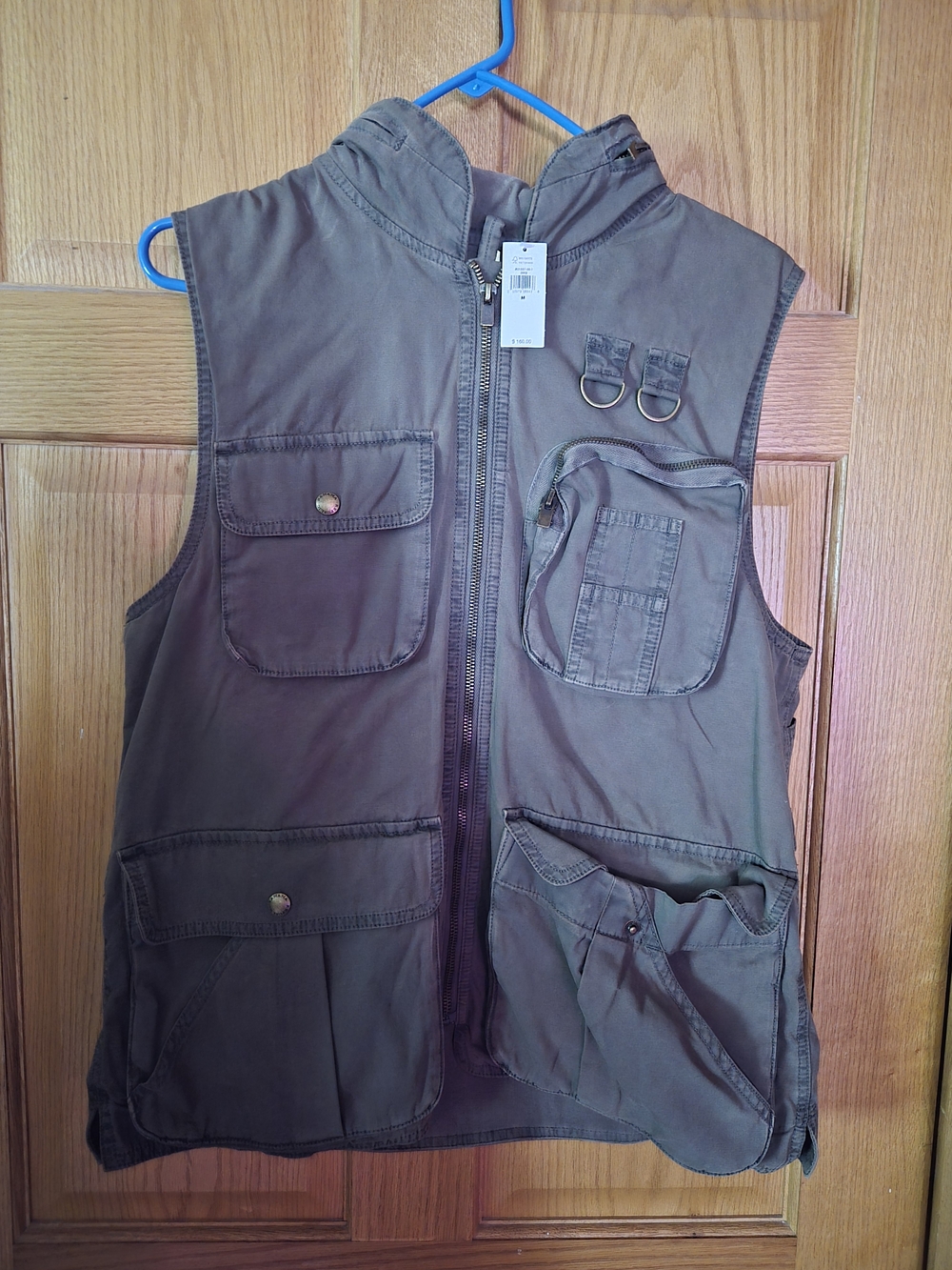Banana Republic Olive Green Utility Vest